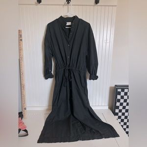 Black Joie dress, Size M, tie waist, midi dress